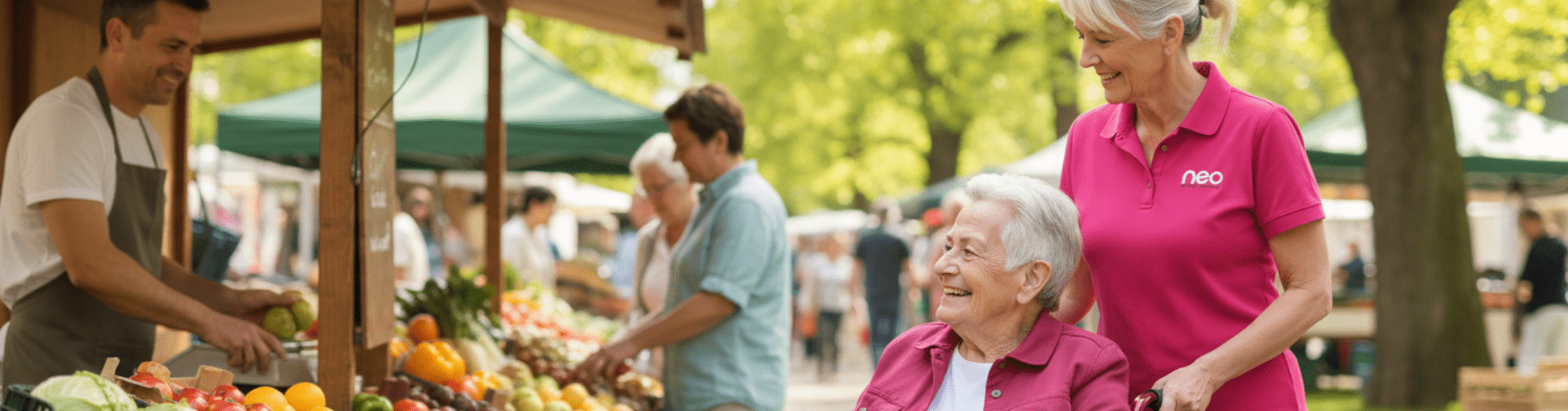 neo begleitet Sie bei Spaziergängen und sorgt für Vitalität und Bewegung.